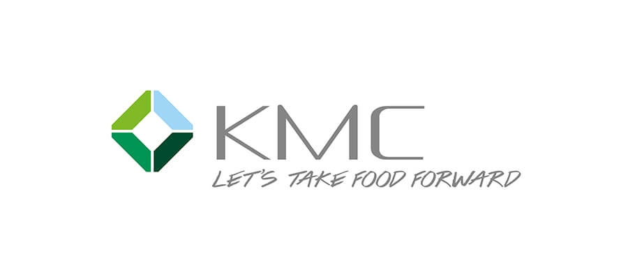 Logo KMC slogan Let's Take Food Forward